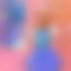 Glinsterende rok met led-verlichting PRINCESS