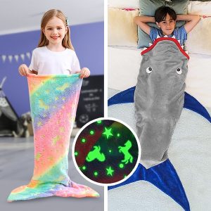 Zeemeermin staartdeken voor kinderen | MERMAIDREAM
