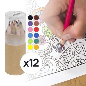 12 kleurpotloden + puntenslijper | COLORJOY