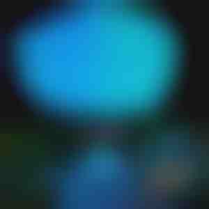 100x blauwe glow-in-dark stenen | LUMIROCKS