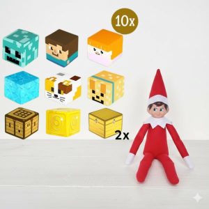 10x extra blokken voor MAGCRAFTI + feestelijke elf GRATIS | REDELFMAGBLOCKS