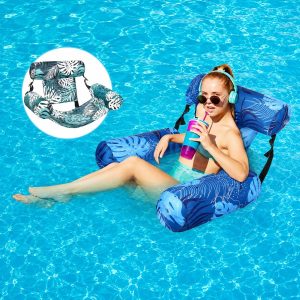 Blijf koel in het water – 2 zwembadligbedden | POOLYRA